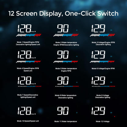 Asign M7 Dual-System HUD with OBD2+GPS