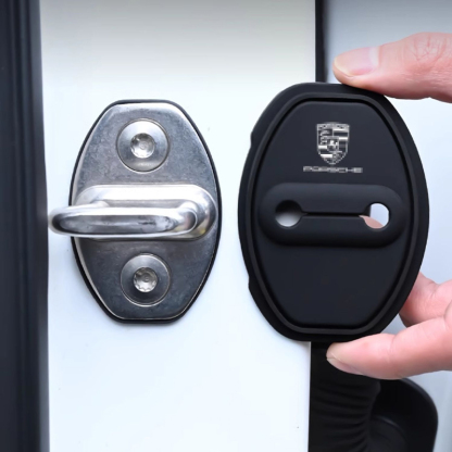Asign Porsche Silicone Anti-Rust Shock-Absorbing Door Lock Covers