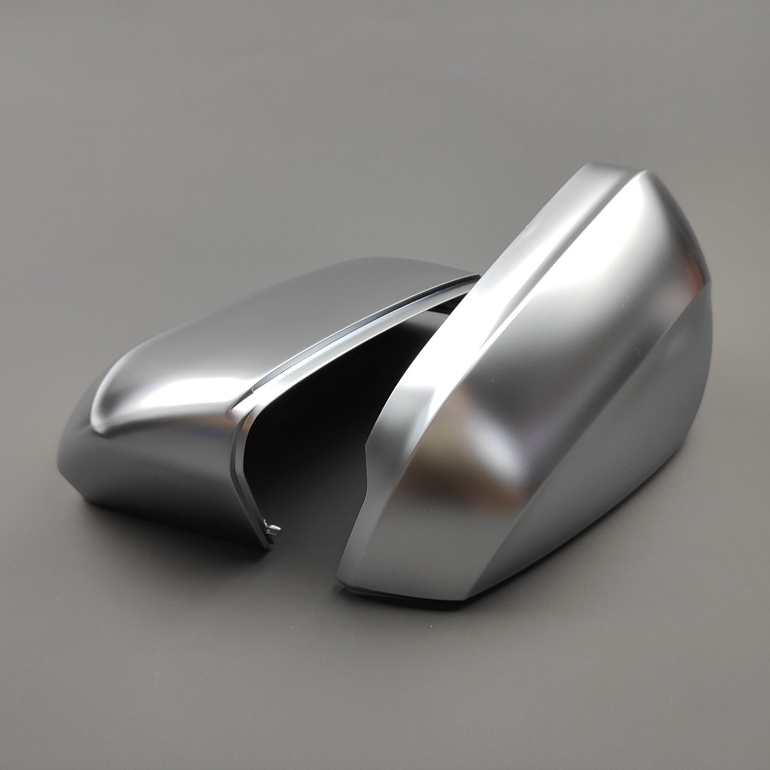 Asign Matte Silver Mirror Caps – Compatible with Audi A3/A4/A5/A6/A7/A8/Q2/Q3/Q5/Q7 OEM-Style “Silver Ear” Mirror Covers