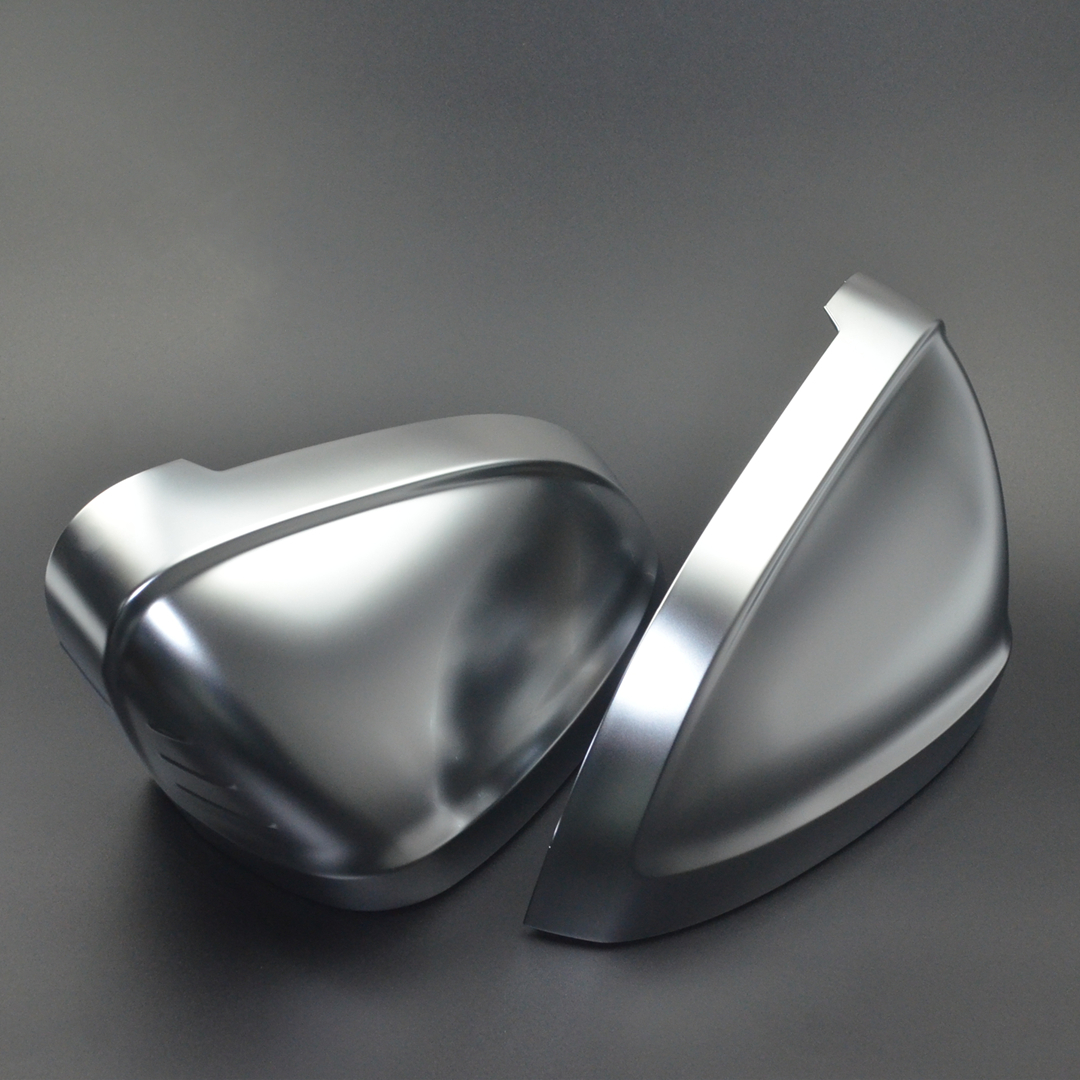 Asign Matte Silver Mirror Caps – Compatible with Audi A3/A4/A5/A6/A7/A8/Q2/Q3/Q5/Q7 OEM-Style “Silver Ear” Mirror Covers