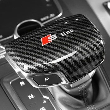 Asign Carbon Fiber Shift Knob Cover For B9-B9.5 2016-2024 Audi A4/S4/RS4/A5/S5/RS5/Q5/SQ5, Premium Quality, Easy Install