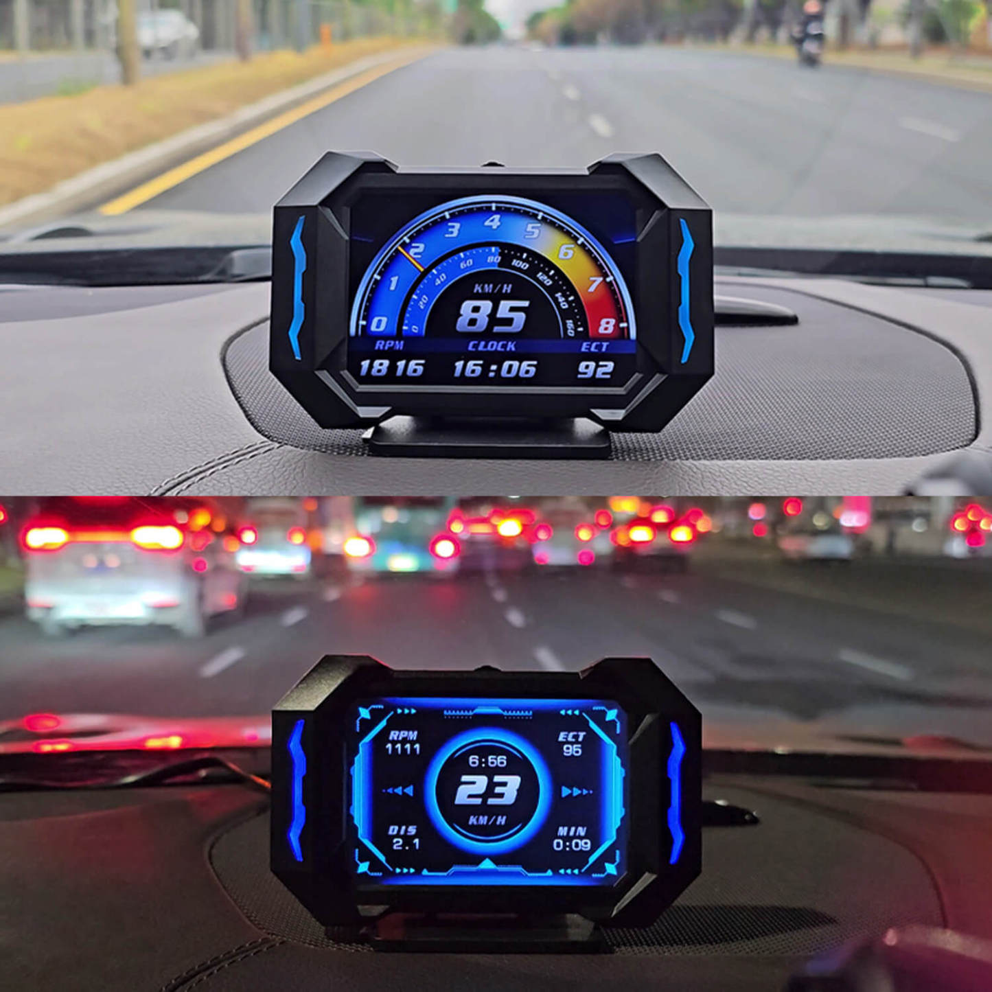 Asign P25 Smart HUD with OBD2+GPS, G-Meter & Inclinometer For All Car