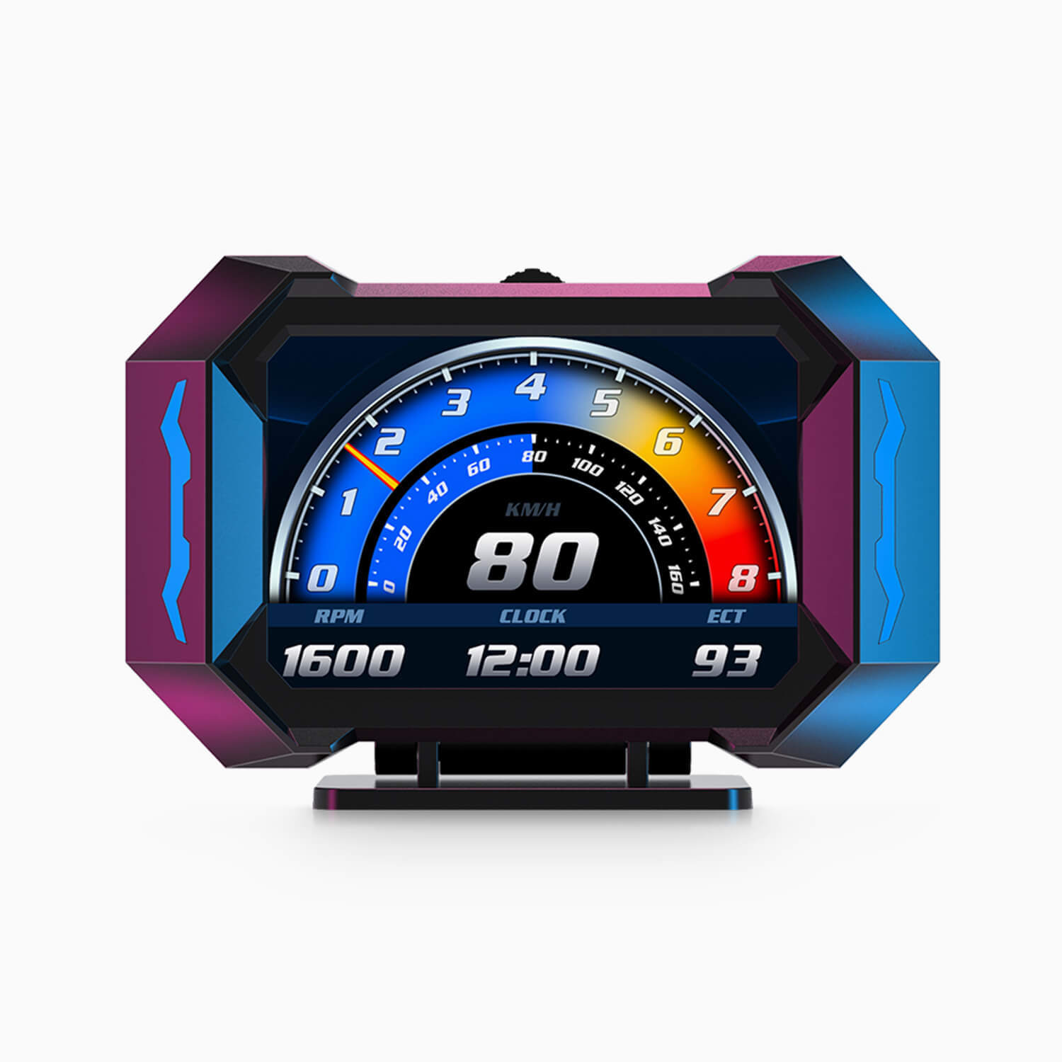 Asigncar P25 Smart HUD with OBD2+GPS, G-Meter & Inclinometer For All Car