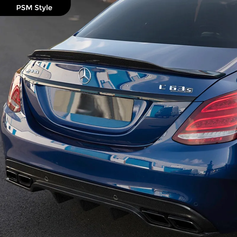 Asign Real Carbon Fiber Trunk Spoiler for Mercedes-Benz C-Class W205 Sedan/Coupe