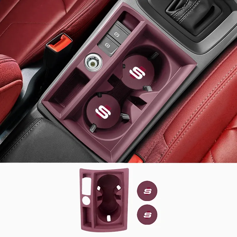 Asign Center Console Cup Holder Mat – For Audi A3/A4/A5/A6/A7/Q3/Q5