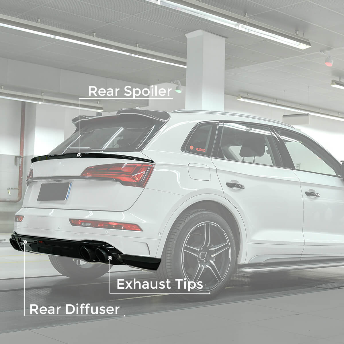 Premium Real Carbon Fiber Kit for Audi Q5 Enhance Performance and Style