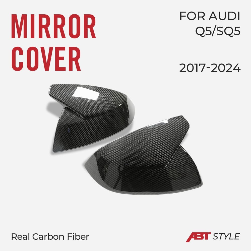 Asign Real Carbon Fiber Side Mirror Covers Premium Quality For B9-B9.5 2017-2024 Audi Q5/SQ5