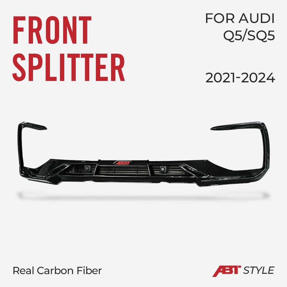 Asign Front Splitter For B9.5 2021-2024 Audi Q5/SQ5