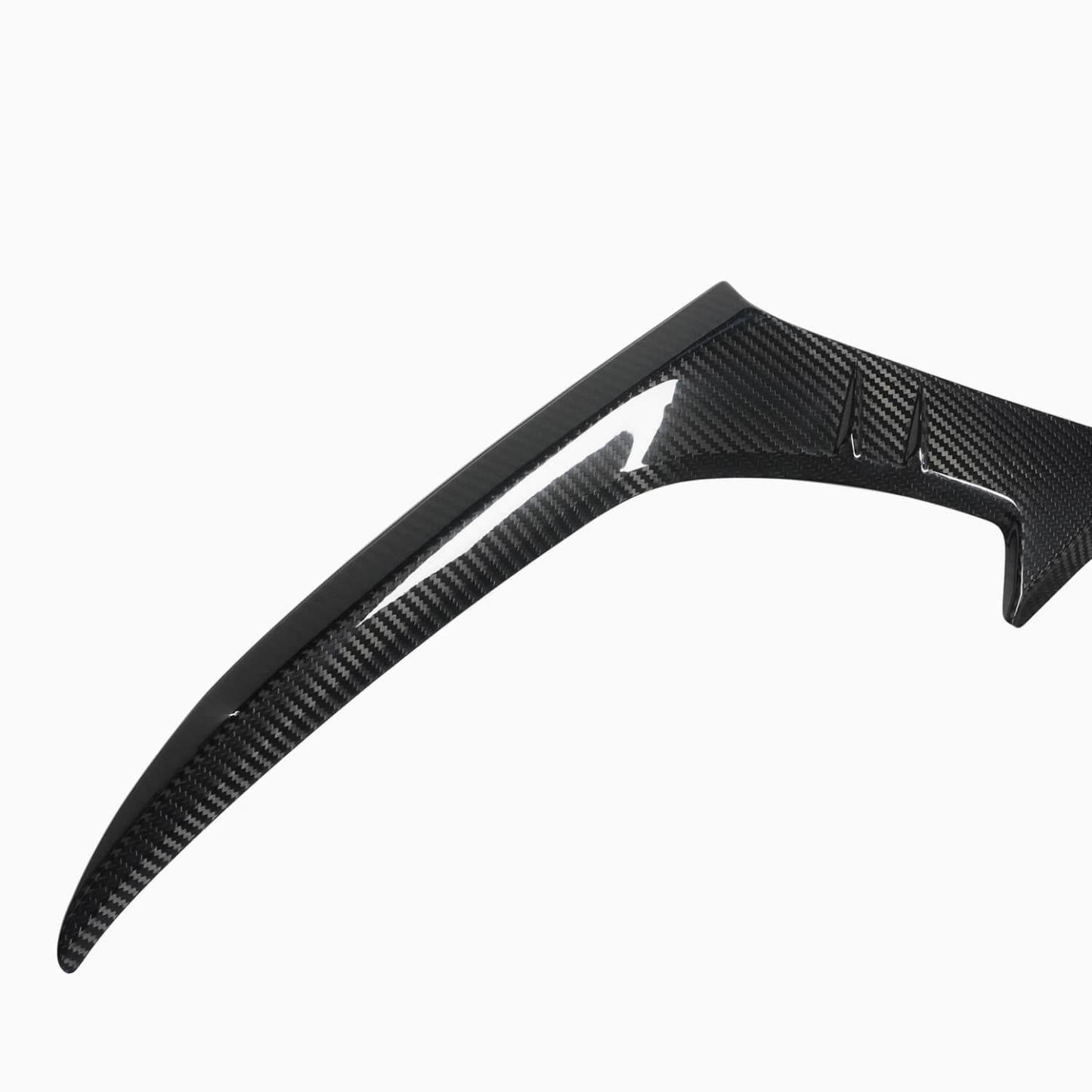 Asigncar Real Carbon Fiber Front Bumper Lid Molding Cover Trim For B9.5 2021-2024 Audi Q5