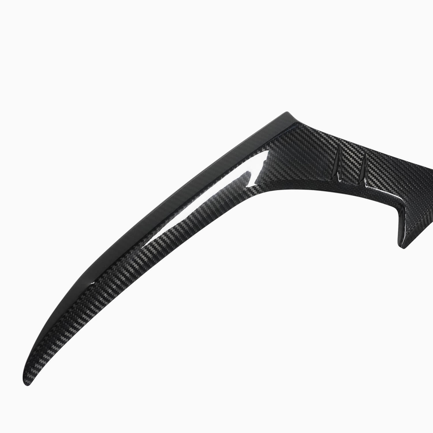 Asigncar Real Carbon Fiber Front Bumper Lid Molding Cover Trim For B9.5 2021-2024 Audi Q5