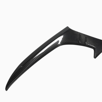 Asigncar Real Carbon Fiber Front Bumper Lid Molding Cover Trim For B9.5 2021-2024 Audi Q5