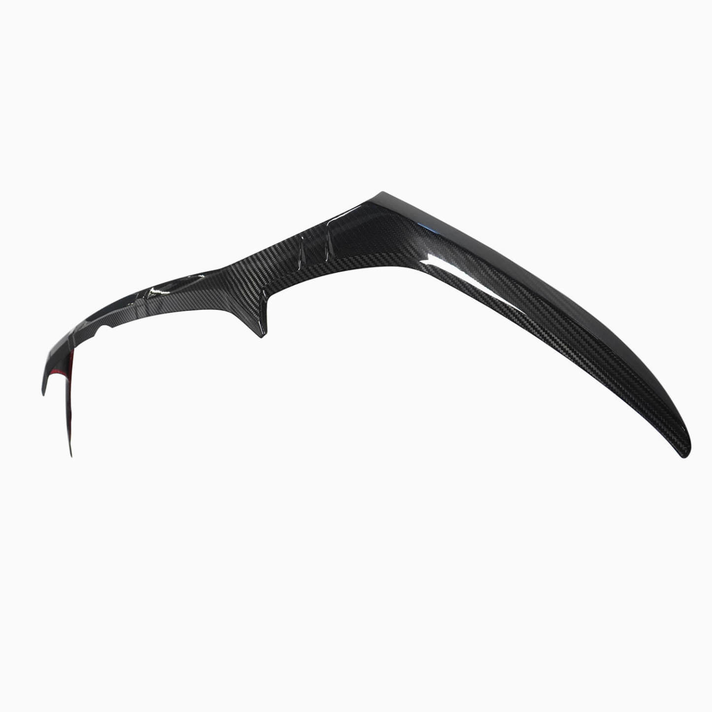 Asigncar Real Carbon Fiber Front Bumper Lid Molding Cover Trim For B9.5 2021-2024 Audi Q5