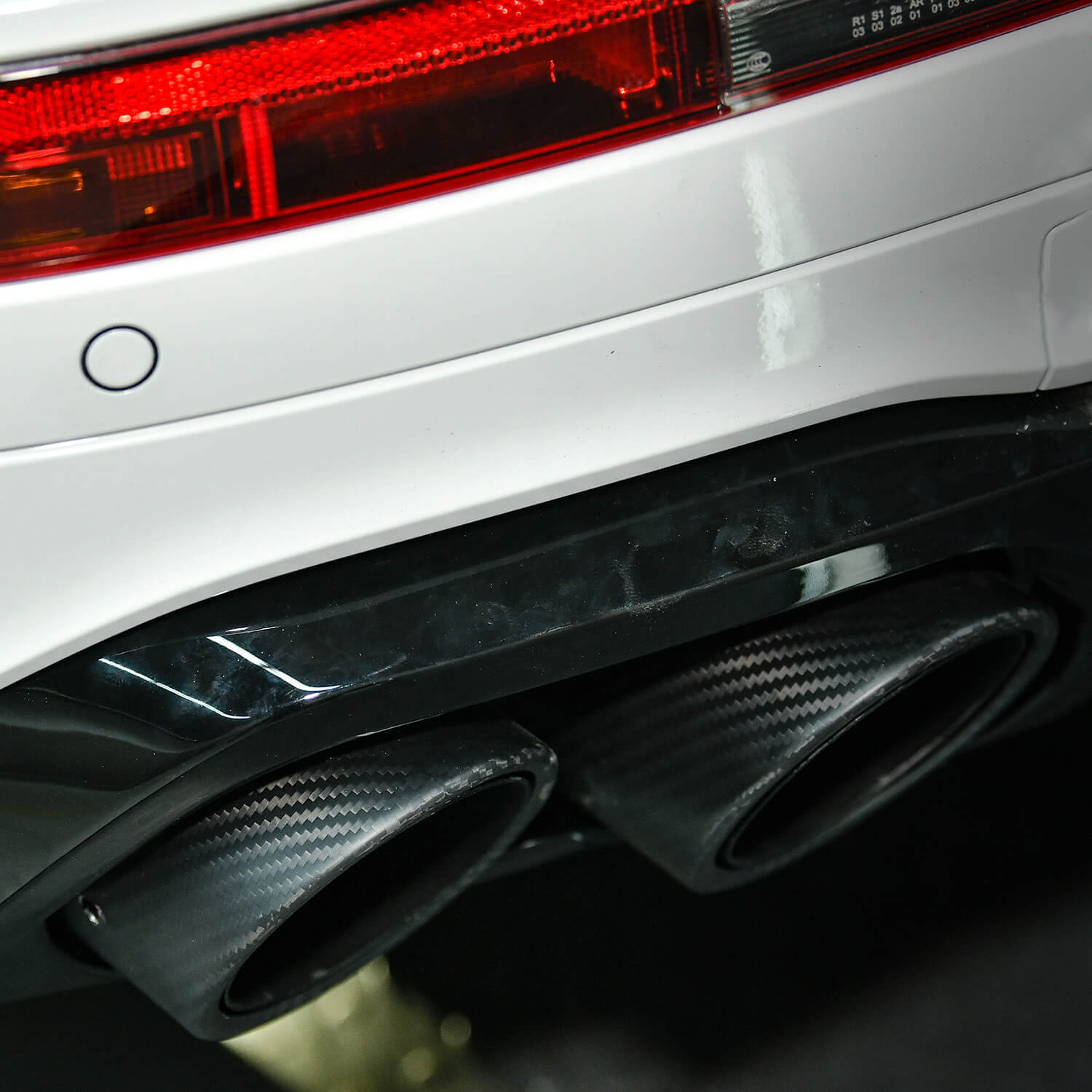 Asign Carbon Fiber Exhaust Tips For B9.5 2021-2024 Audi Q5