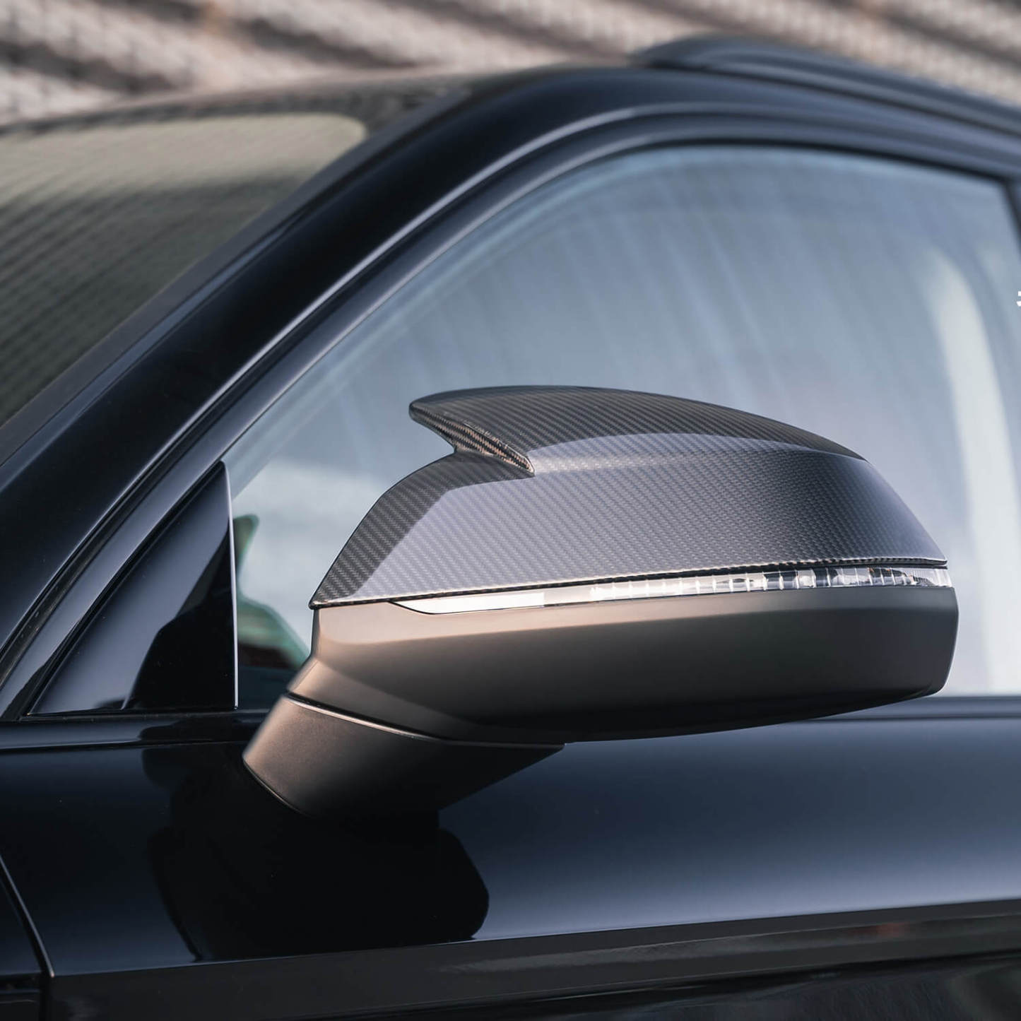Asign Real Carbon Fiber Side Mirror Covers Premium Quality For Audi Q5