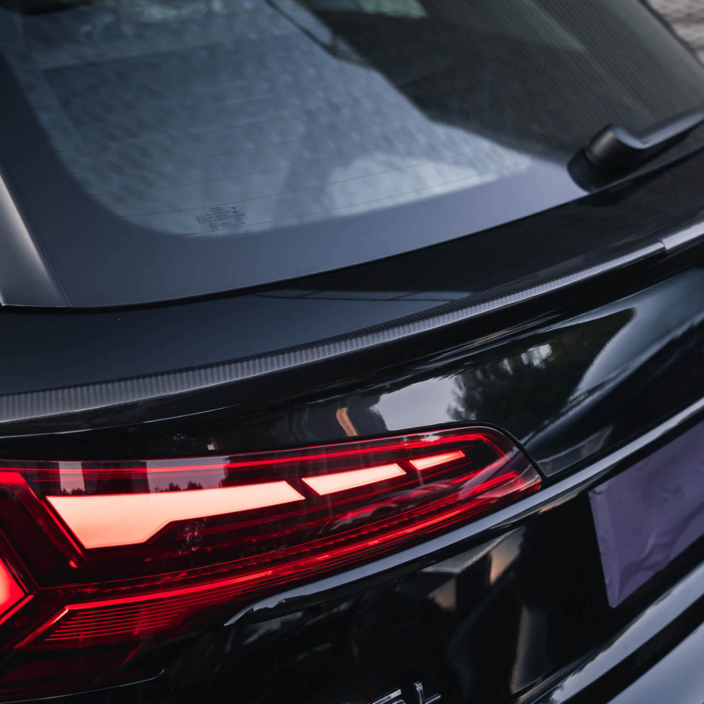 Asign Real Carbon Fiber Spoiler High-Performance 3K Carbon Fiber For B9.5 2021-2024 Audi Q5 
