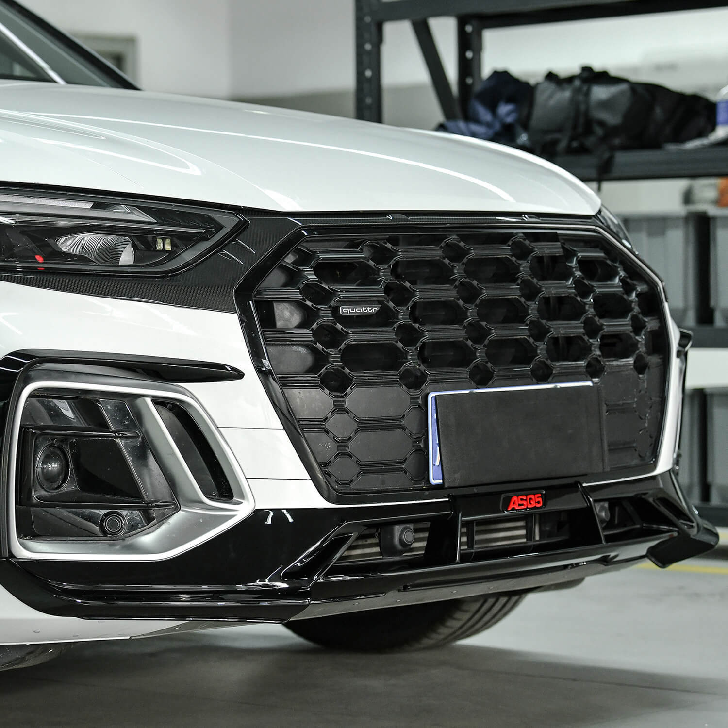 Asign Real Carbon Fiber Front Splitter For B9.5 2021-2024 Audi Q5