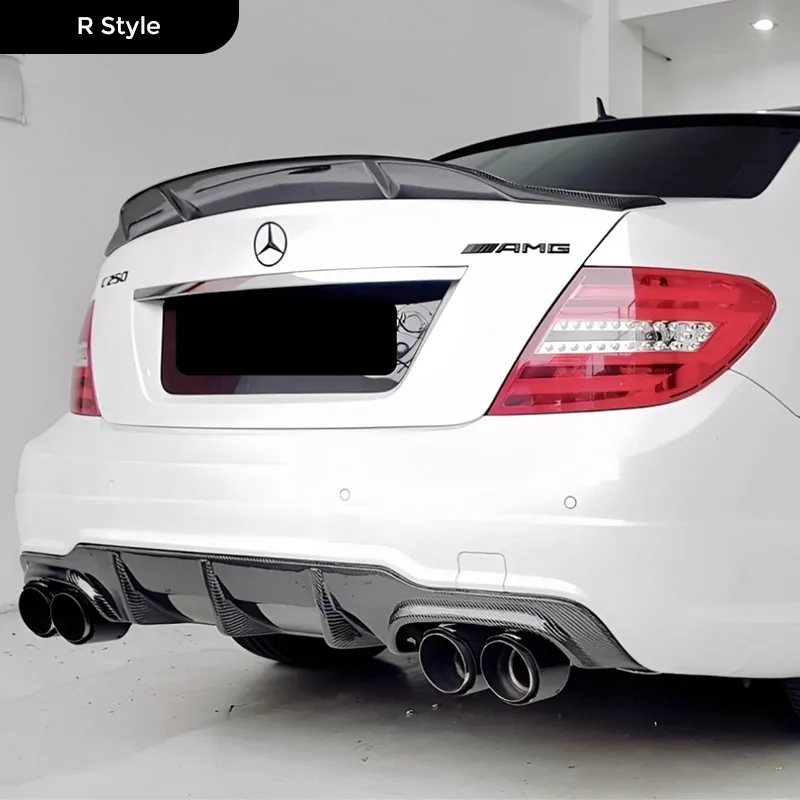 Asign Real Carbon Fiber Trunk Spoiler for Mercedes-Benz C-Class W204