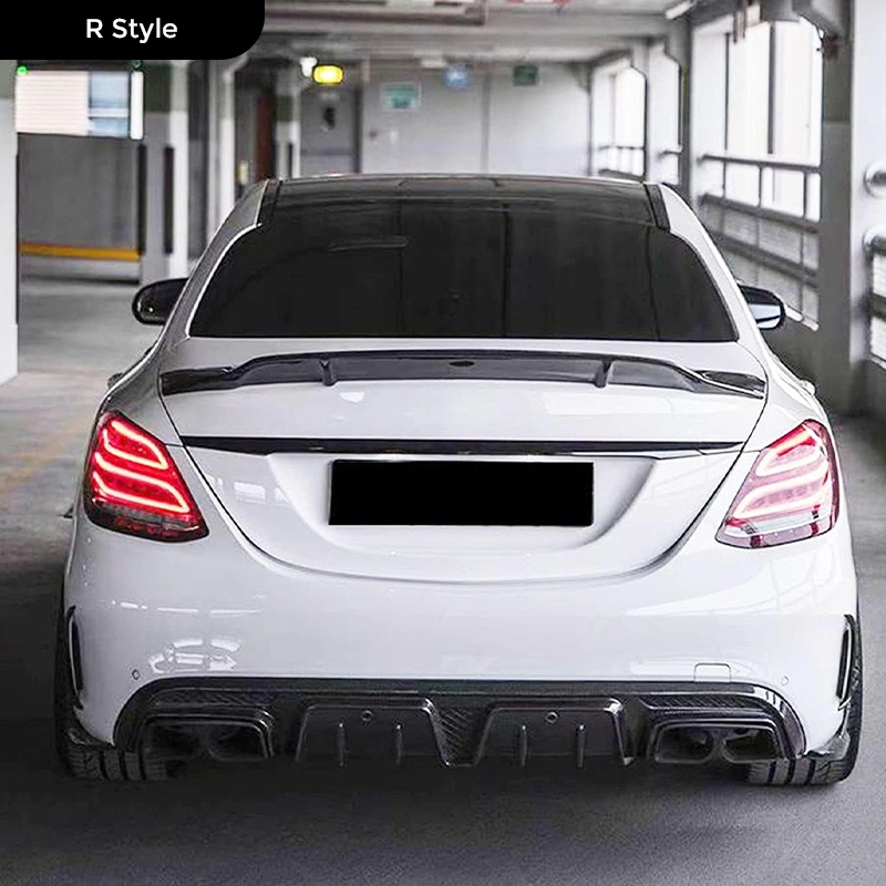 Asign Real Carbon Fiber Trunk Spoiler for Mercedes-Benz C-Class W205 Sedan/Coupe
