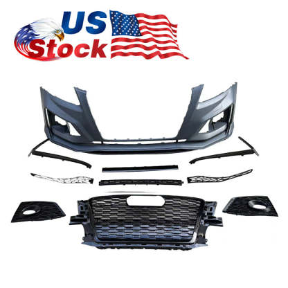 2008-2012 Audi RSQ5 Front Bumper For Q5/SQ5 8R/B8 Upgrade To B9 RSQ5 Style Body Kits With Honeycomb Grille | RSQ5 Bumper