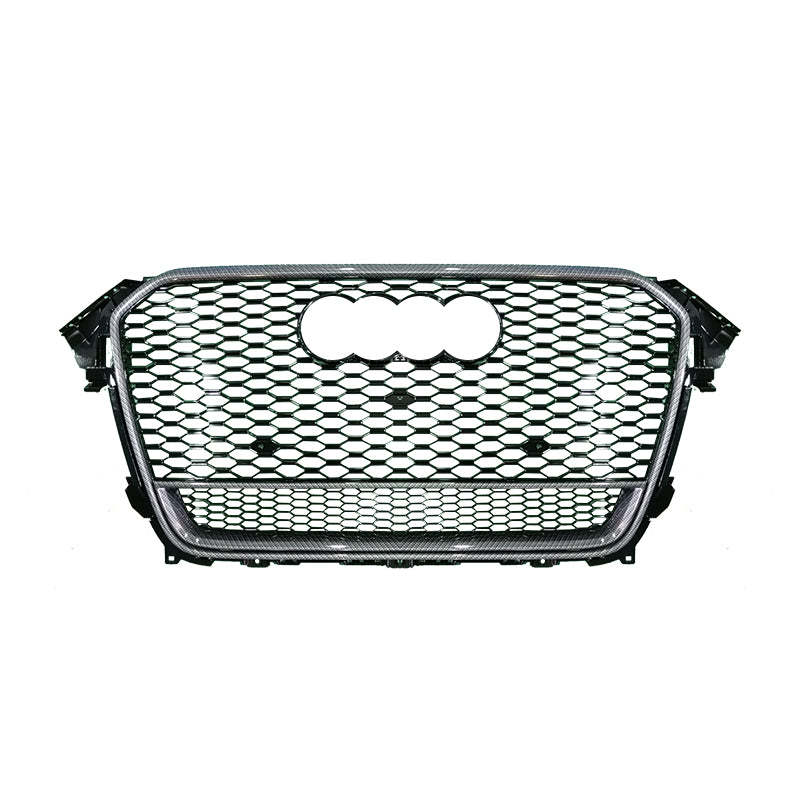 2013-2016 Audi RS4 Honeycomb Grille With Quattro In Lower Mesh For Audi A4 S4 B8.5