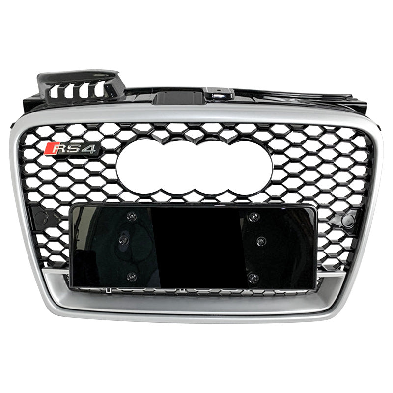 2005-2007 Audi RS4 Style Honeycomb Front Grille For Audi A4 B7 Non S Line