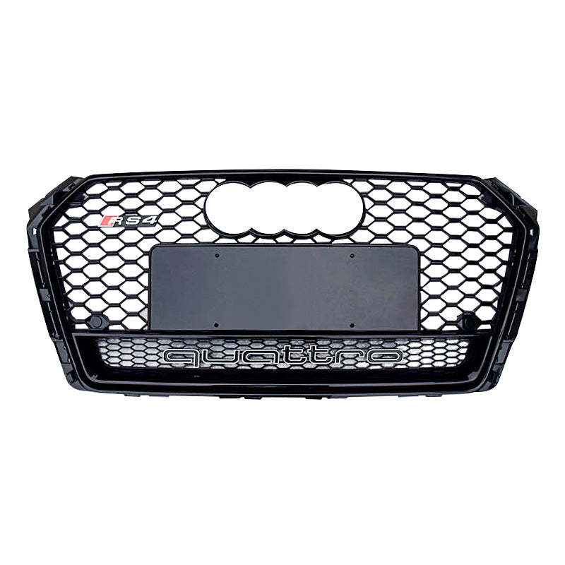 2017-2019 Audi RS4 Honeycomb Front Grille With Lower Mesh Quattro For