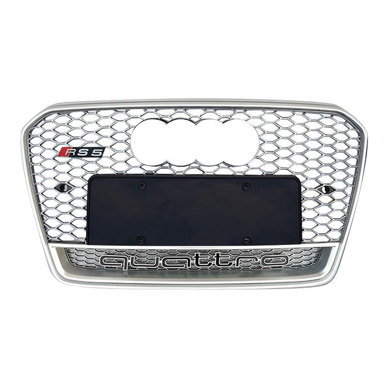 2012-2016 Audi RS5 Honeycomb Grille With Lower Mesh Quattro For Audi A5 S5 B8.5
