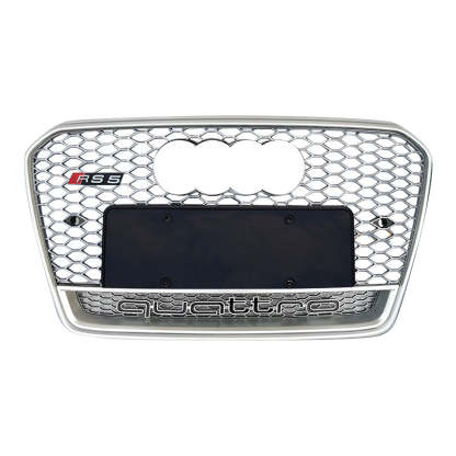 2012-2016 Audi RS5 Honeycomb Grille With Lower Mesh Quattro For Audi A5 S5 B8.5