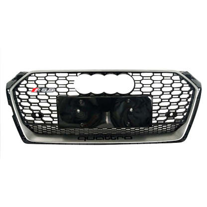 2017-2019 Audi RS5 Honeycomb Grille With Lower Mesh Quattro For Audi A5 S5 B9