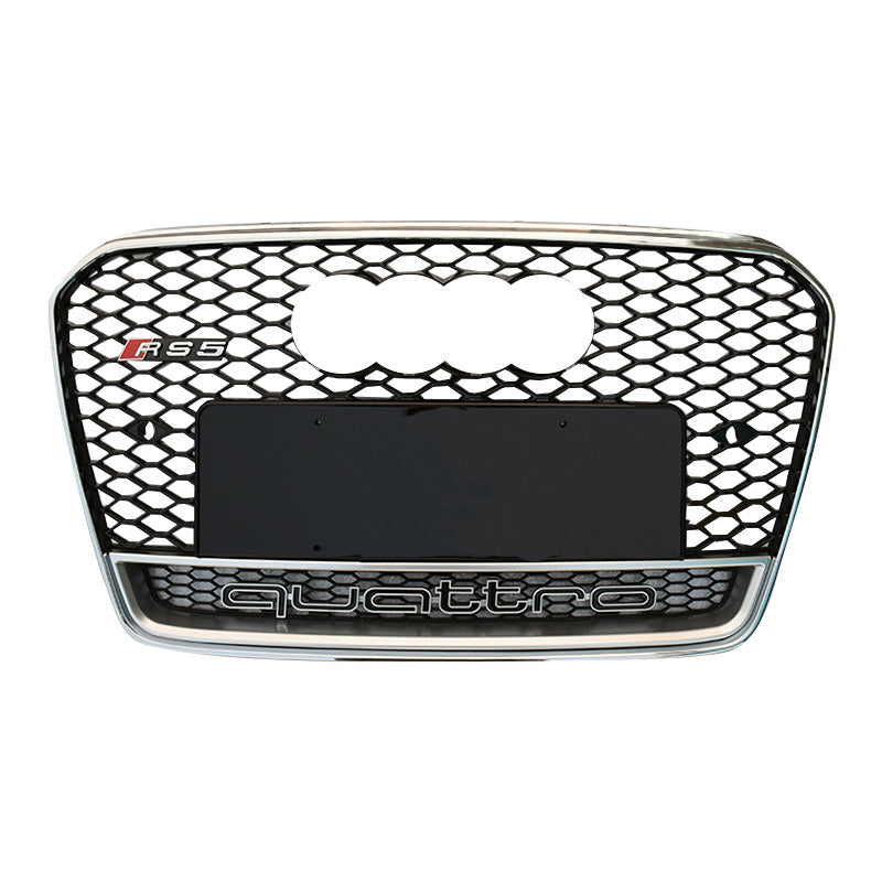 2012-2016 Audi RS5 Honeycomb Grille With Lower Mesh Quattro For Audi A5 S5 B8.5