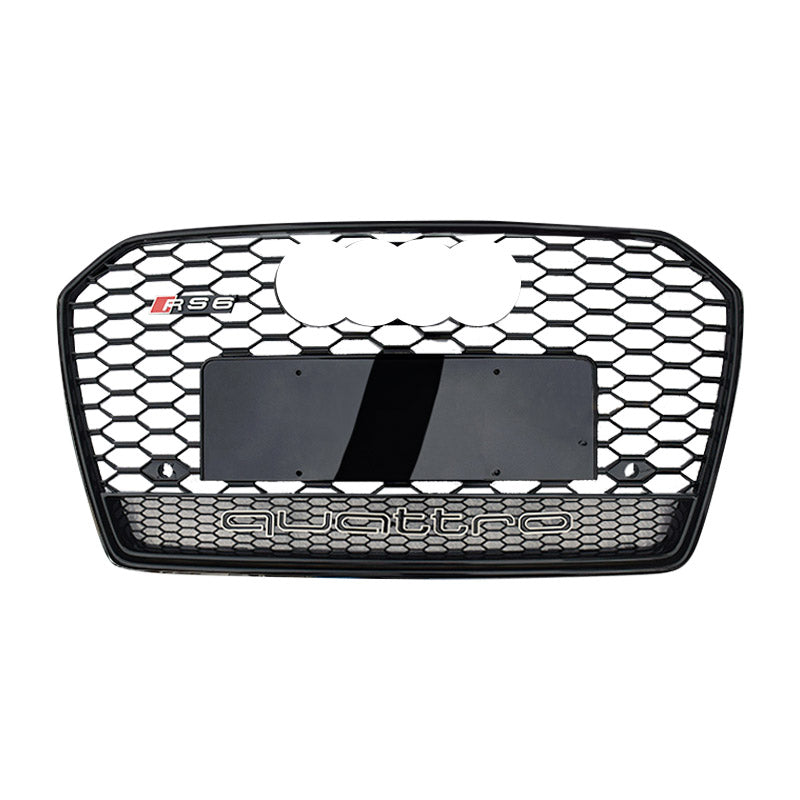 2016-2018 Audi RS6 Honeycomb Grille With Lower Mesh Quattro For Audi A6 S6 C7.5