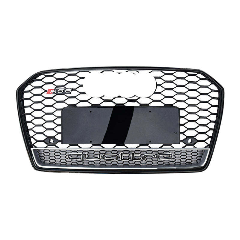 2016-2018 Audi RS6 Honeycomb Grille With Lower Mesh Quattro For Audi A6 S6 C7.5