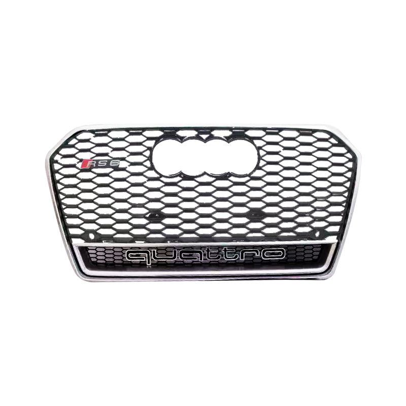 2016-2018 Audi RS6 Honeycomb Grille With Lower Mesh Quattro For Audi A6 S6 C7.5