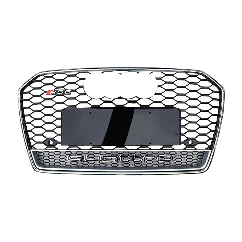 2016-2018 Audi RS6 Honeycomb Grille With Lower Mesh Quattro For Audi A6 S6 C7.5