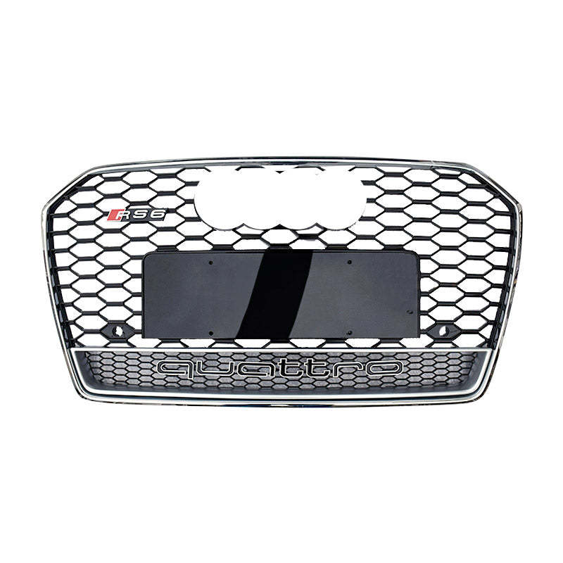 2016-2018 Audi RS6 Honeycomb Grille With Lower Mesh Quattro For Audi A6 S6 C7.5