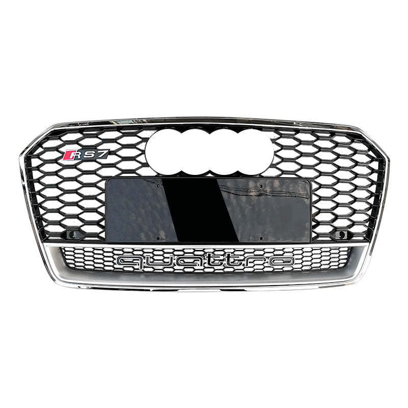 2016-2018 Audi RS7 Honeycomb Grille With Lower Mesh Quattro For Audi A7 S7 C7.5