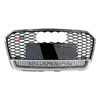 2016-2018 Audi RS7 Honeycomb Grille With Lower Mesh Quattro For Audi A7 S7 C7.5