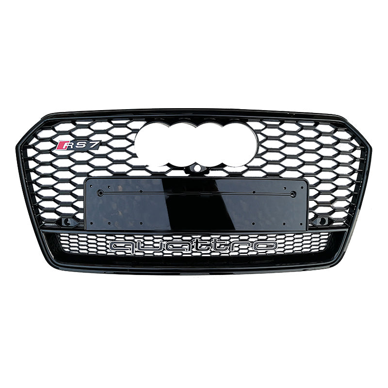 2016-2018 Audi RS7 Honeycomb Grille With Lower Mesh Quattro For Audi A7 S7 C7.5