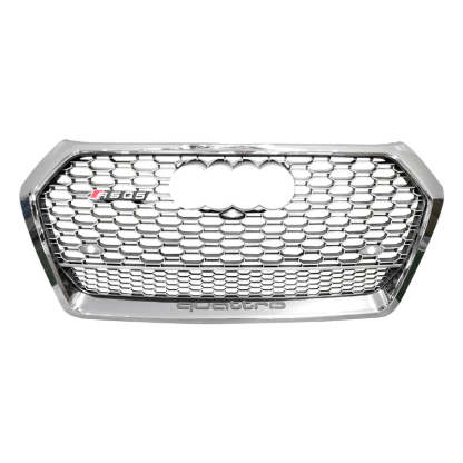 2019-2021 Audi RSQ5 Honeycomb Grille With Lower Mesh Quattto For Audi Q5 SQ5 B9