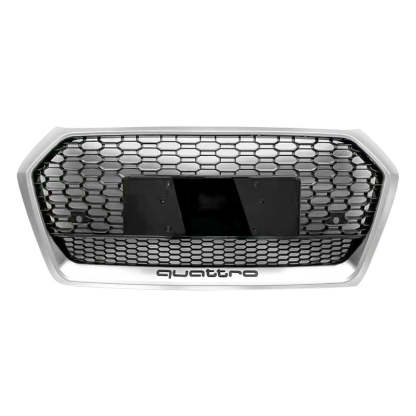 2019-2021 Audi RSQ5 Honeycomb Grille With Lower Mesh Quattto For Audi Q5 SQ5 B9