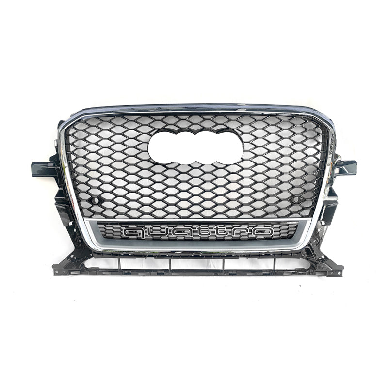 2013-2018 Audi RSQ5 Honeycomb Grille With Lower Mesh Quattto For Audi Q5 SQ5 8R.5/B8.5