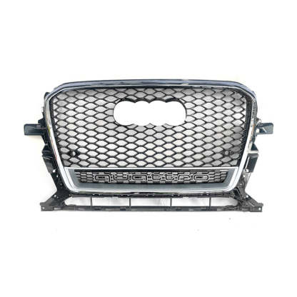 2013-2018 Audi RSQ5 Honeycomb Grille With Lower Mesh Quattto For Audi Q5 SQ5 8R.5/B8.5