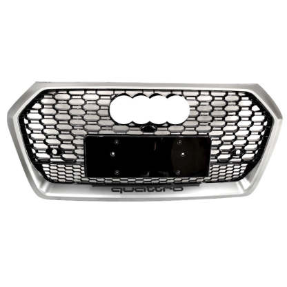2019-2021 Audi RSQ5 Honeycomb Grille With Lower Mesh Quattto For Audi Q5 SQ5 B9
