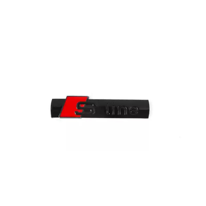 Asign Audi Blackout Rear Emblem Replacement Black Audi Lettering Badge For All Models - A3 to A8 S3 to S8 Q3 Q5 Q7 SQ RS
