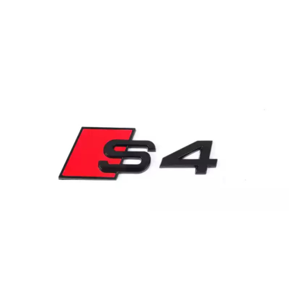 Asign Audi Blackout Rear Emblem Replacement Black Audi Lettering Badge For All Models - A3 to A8 S3 to S8 Q3 Q5 Q7 SQ RS