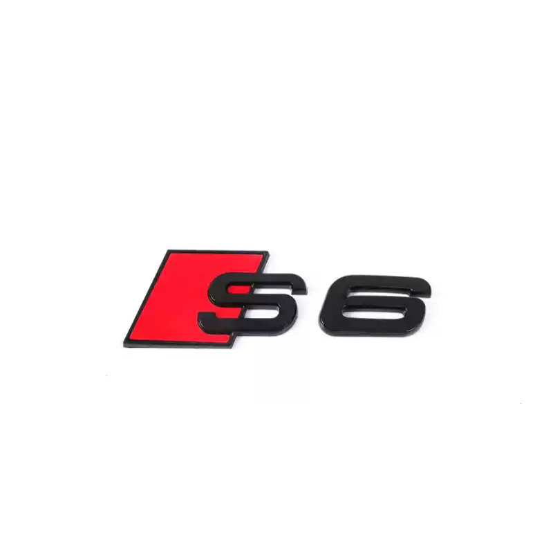 Asign Audi Blackout Rear Emblem Replacement Black Audi Lettering Badge For All Models - A3 to A8 S3 to S8 Q3 Q5 Q7 SQ RS
