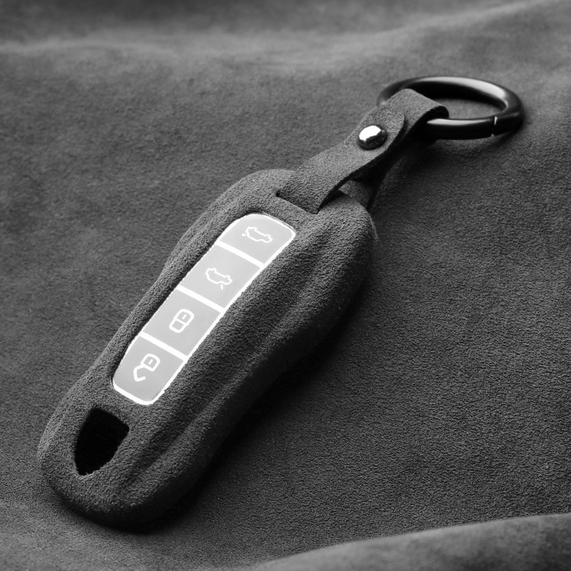 Asign Suede Key Case for Porsche