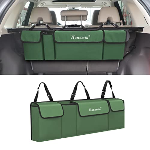 Asign Waterproof Collapsible Car Trunk & Backseat Organizer for SUV, Truck, MPV – 4-Pocket Cargo Storage Bag