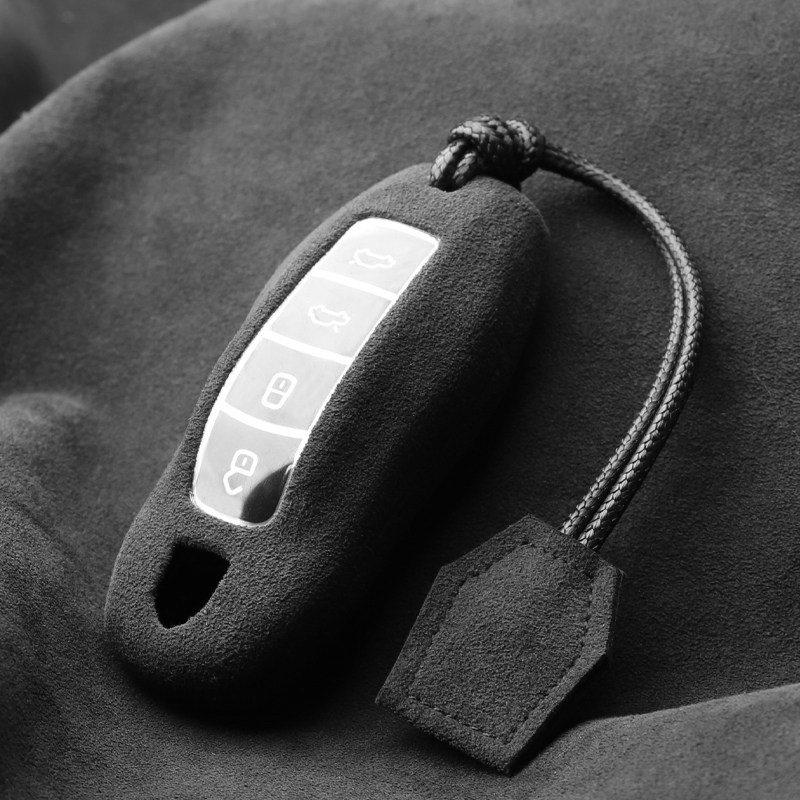 Asign Suede Key Case for Porsche