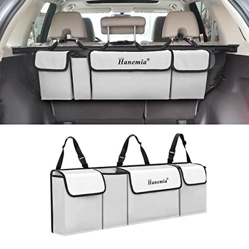 Asign Waterproof Collapsible Car Trunk & Backseat Organizer for SUV, Truck, MPV – 4-Pocket Cargo Storage Bag